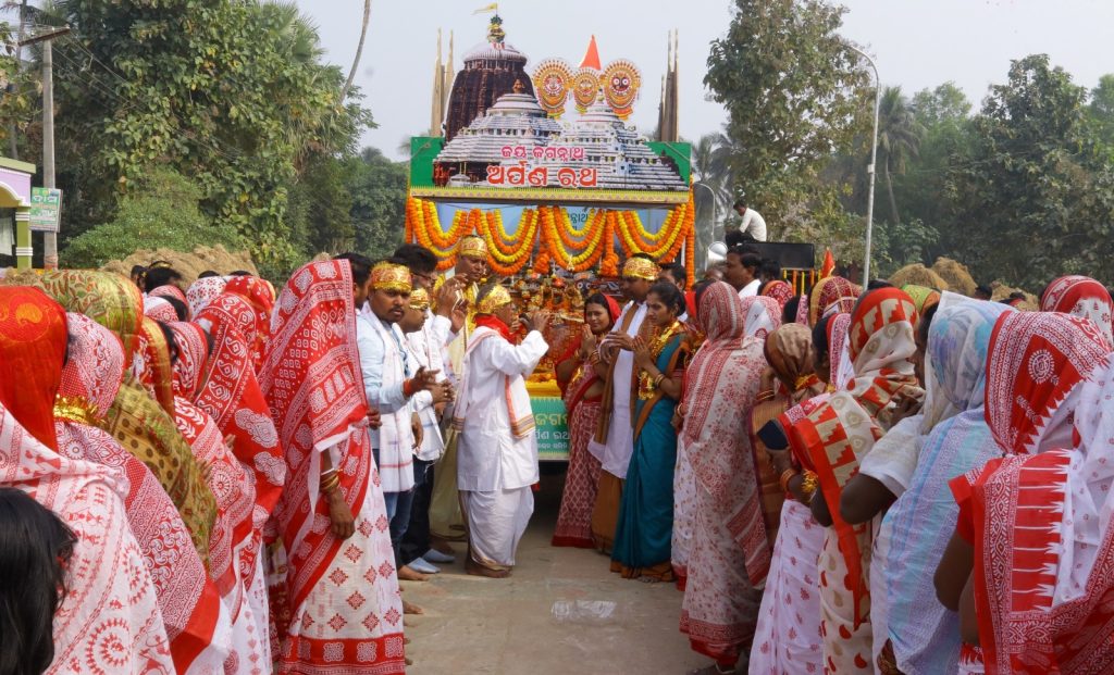 ଶ୍ରୀମନ୍ଦିର ପରିକ୍ରମା ପ୍ରକଳ୍ପ ନେଇ କଟକ ଜିଲ୍ଲାରେ ବୁଲିଲା ମହାପ୍ରଭୁଙ୍କ ଅର୍ପଣ ରଥ